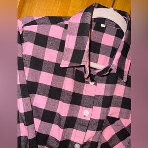 Pink and Black Flannel